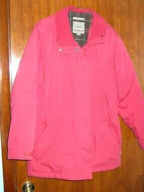 Women's Pacific Trail Heavy Flannel Lined Warm Winter Coat Large Nice 60